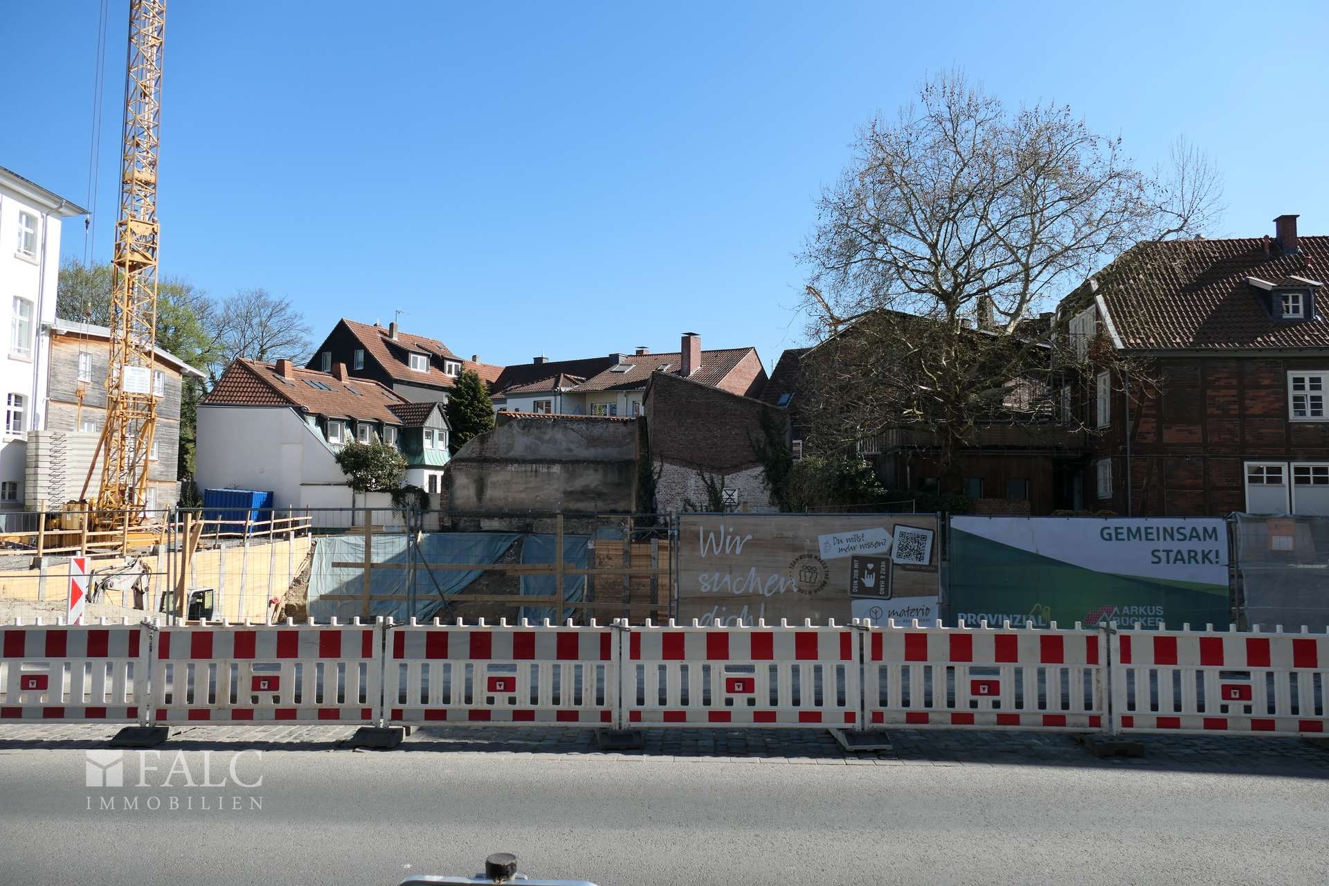 Entstehung Neubauprojekt Wohn- und Geschäftshaus..